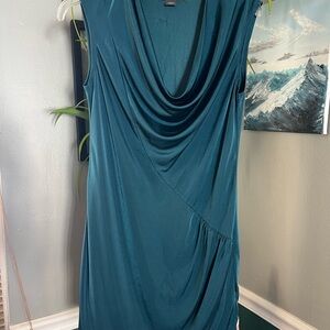 Armani Exchange Teal Mini Dress